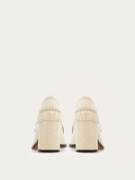 Ferragamo F buckle heeled loafer - Image 2